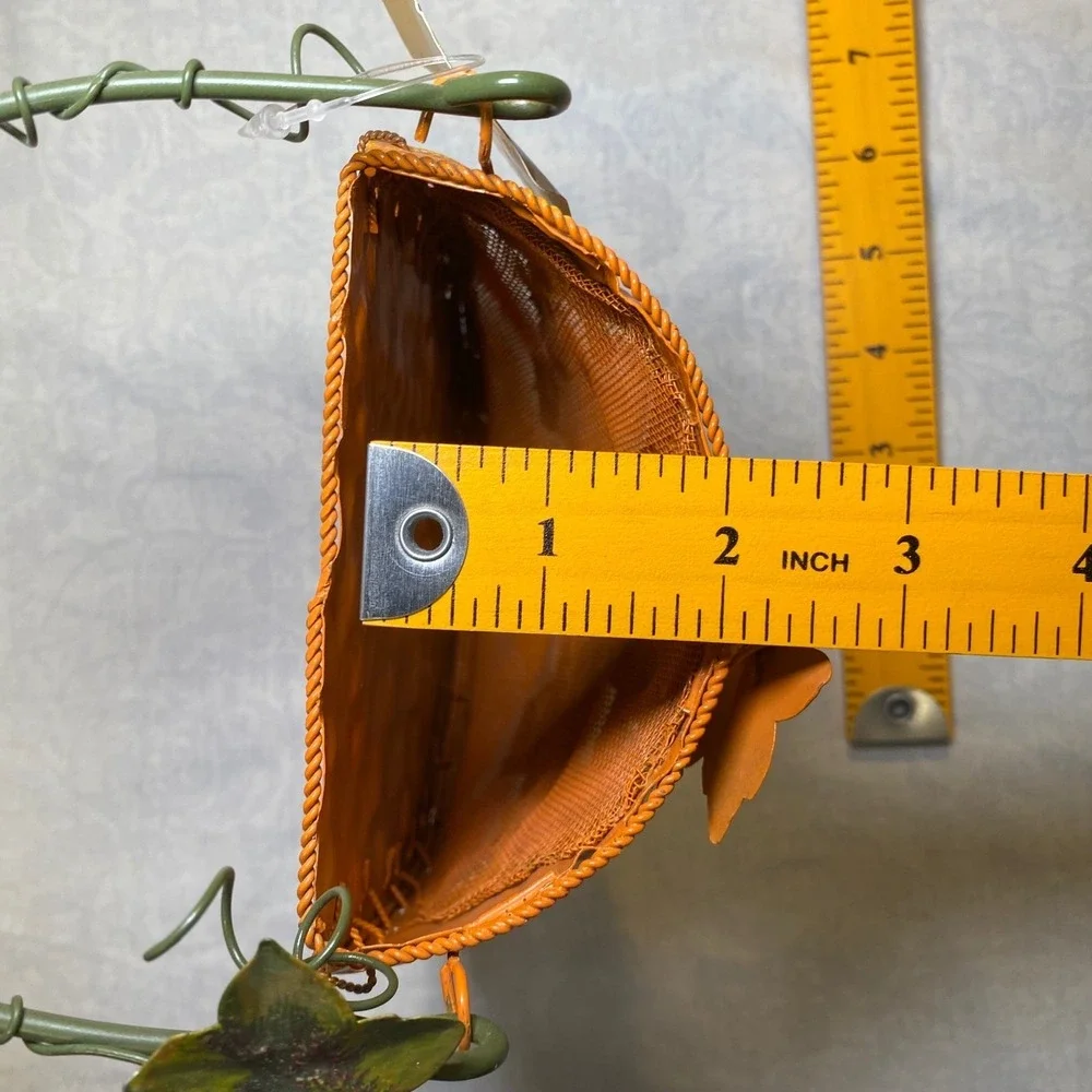 Spooky Hollow 6in Jack O Lantern Metal Basket Halloween Decor Jo-Ann Stores 2003